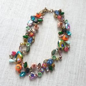 J. Crew Brulee Wreath Necklace